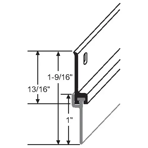 36in Mill Door Sweep includes Fasteners