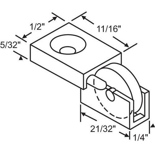 Sliding Window Roller Assembly swr 66 - pack of 6