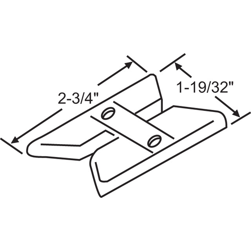 Pivot Bracket double Floor Plate