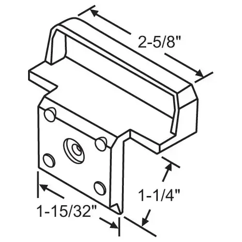 Sash Lift White plastic