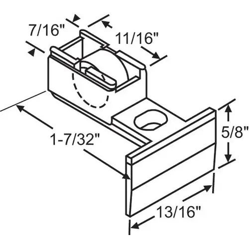 Sliding Window Roller Assembly swr142 - pack of 6