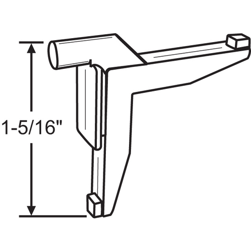 Corner Key top white