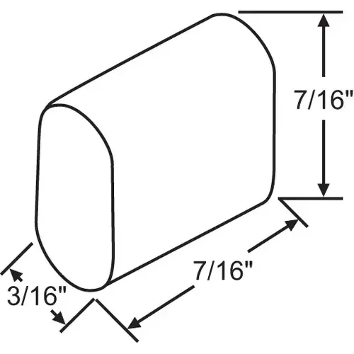 Brake Shoe Pawl nylon hwp196