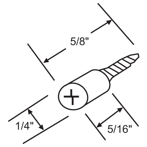 Screen Pivot Post And Screw wsc 92 - pack of 25