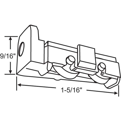 Sliding Window Roller Assembly tandem 2000 Series swr173 R right