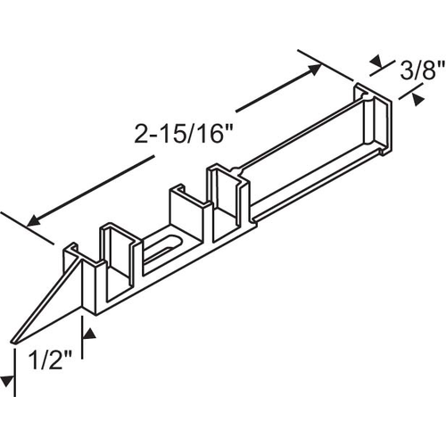 Sash Lock Keeper Dichromate metal Top Mounted 2300 And 2500 Series