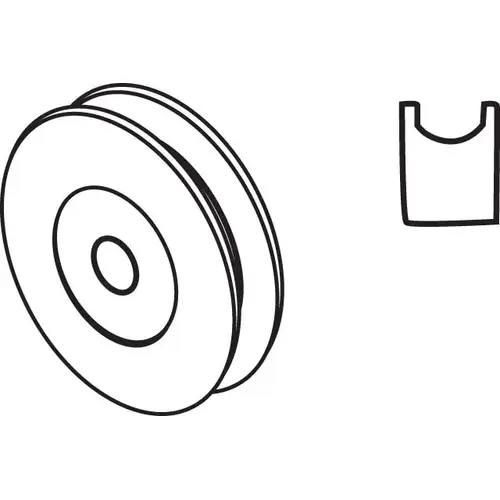 Steel Wheel 1-1/8in Steel Wheel ball Bearing Wheel