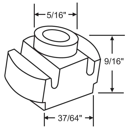 Brixwell 900-9936 Drawer Guide