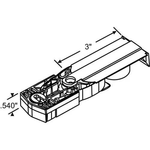 10lb Quick Tilt Balance Assy tandem With .540 Carrier