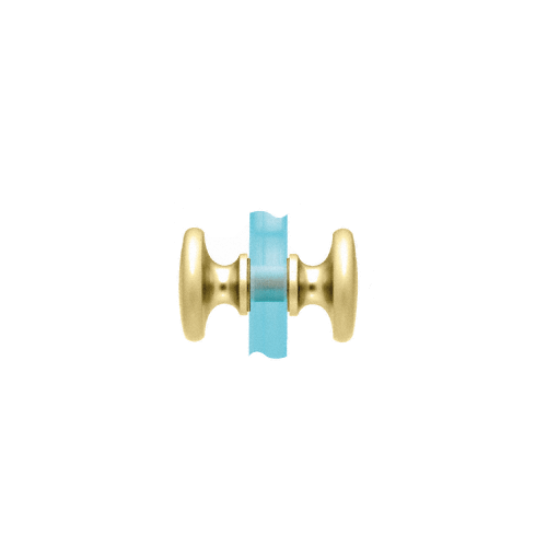 Crl Sdk100ulbr Unlacquered Brass Traditional Style Back To Back Shower Door Knobs 3508