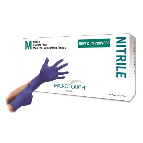 ANSELL 6034303 Micro-Touch Nitrile Exam Gloves Large - pack of 200
