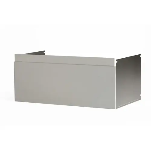 Shroud For Writing Shelf QSS-916 Shelf 16" L x 6-7/8" W x 8-7/8" H Stainless Steel