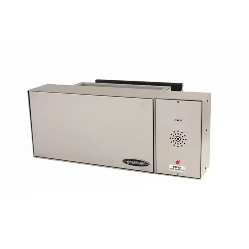 Transaction Drawer With Dual Trays for Large and Smaller Items With Speaker 18-3/4" L x 18" W x 9-5/8" H Stainless Steel