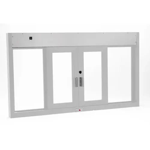 Quikserv SC-9530-CX Hurricane Resistant And Miami Dade County Approved Slider Window Automatic 72" W x 36" H Standard Slide Clear Anodized