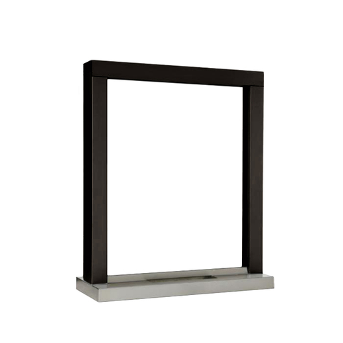 Speak Around Window System 24" W x 36" H Dark Bronze Anodized