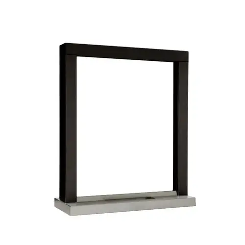 Speak Around Window System 30" W x 36" H Dark Bronze Anodized