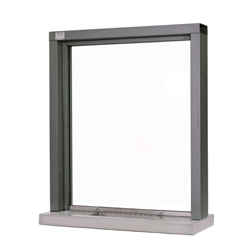 Speak Around Window System 30" W x 36" H Stainless Steel