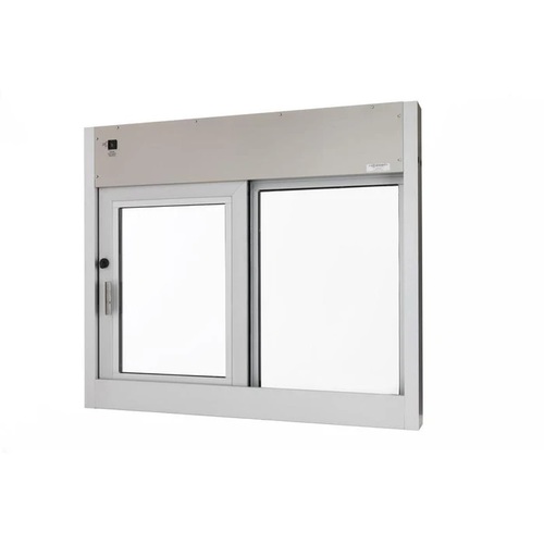 Hurricane Resistant And Miami Dade County Approved Slider Window Automatic 48" W x 41" H Right Hand Slide Clear Anodized