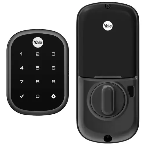 Z-Wave Plus Assure Lock SL Touchscreen Deadbolt Black Suede Finish