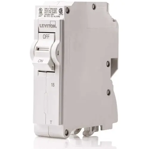 15 Amp 1-Pole Plug-On Standard Branch Circuit Breaker 120/240 VAC