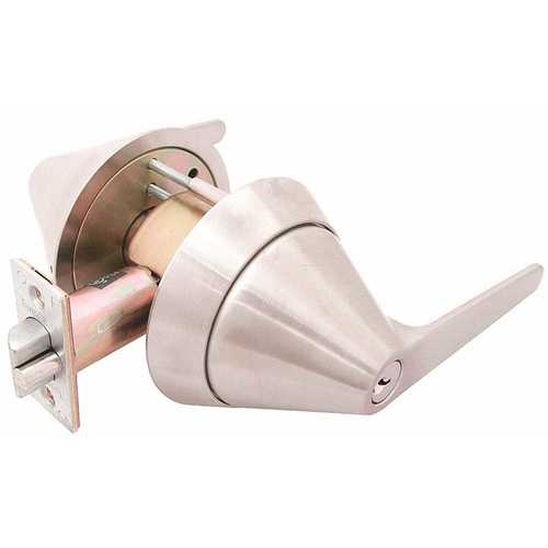 Privacy Grade 1 Heavy Duty Ligature Resistant Cylindrical Lock Satin Stainless Steel Finish