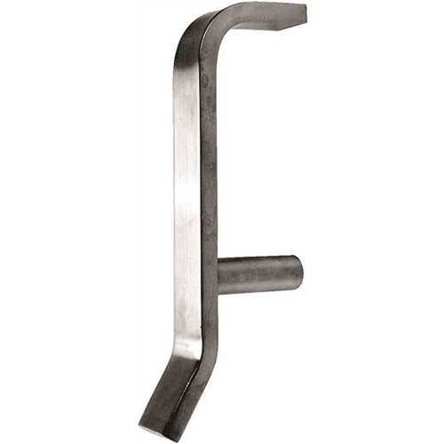 5" CTC Flat Cast Door Pull Satin Stainless Steel Finish