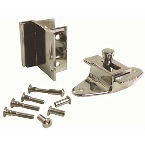 Brixwell 91-4a Slide Latch And Keeper Set with Fasteners