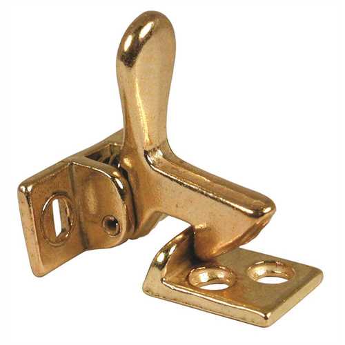 IVES 2A3 2 Elbow Catch, Bright Brass Plated