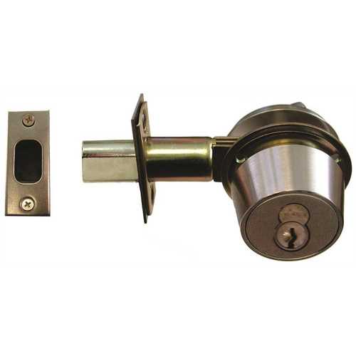 D100 Series Deadbolts, Satin Chrome