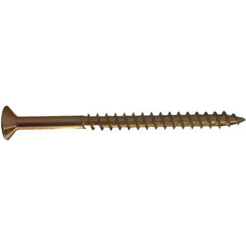 Grip-Rite 3GS1 #8 x 3 in. Philips Bugle-Head Coarse Thread Wood Screws (1 lb./Pack)