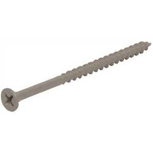 Grip-Rite PTN2S5 #7 x 2 in. Philips Bugle-Head Coarse Thread Sharp Point Polymer Coated Exterior Screws (5 lbs./Pack)