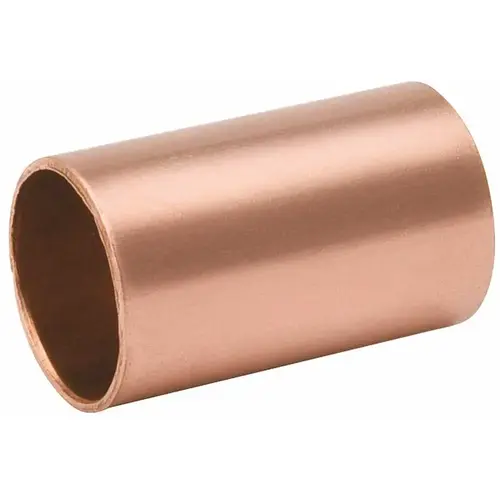 1/4 in. x 3/8 in. O.D. Copper Coupling Less Stop