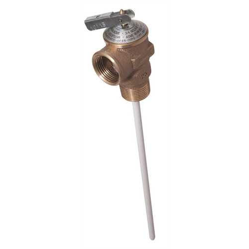 Cash Acme 16372-0150 3/4 in. Bronze NCLX-8 Temperature and Pressure Relief Valve