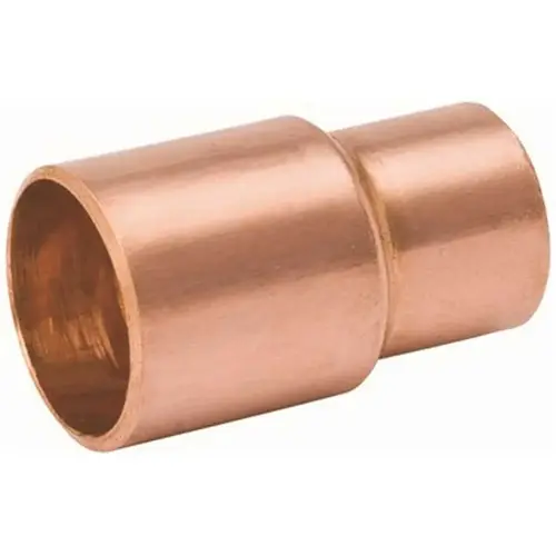 1 in. x 3/4 in. Copper Reducing Coupling with Stop