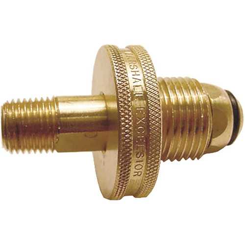 FF SN Pol x 1/4 in. MPT Round Brass Handwheel with Flats