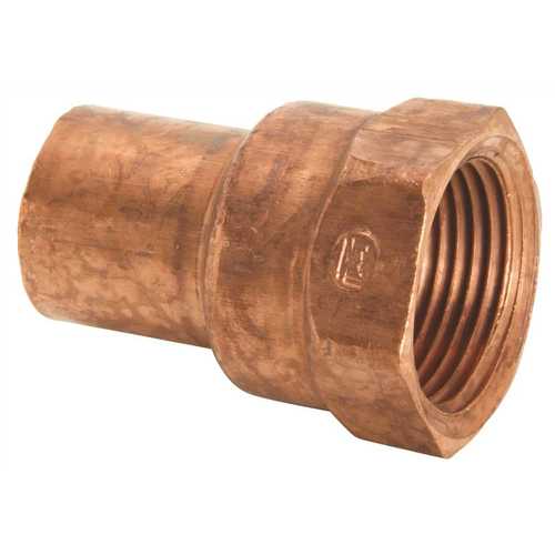 1/2 in. Copper FTG x FPT Female Adapter