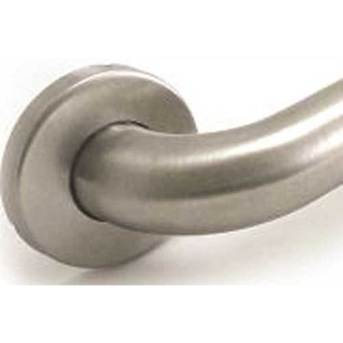 Premium Series 30 in. x 1.25 in. Grab Bar in Satin Stainless Steel (33 in. Overall Length)