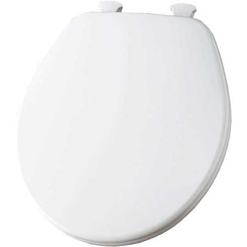 Church 540EC 000 Round Closed Front Toilet Seat in White