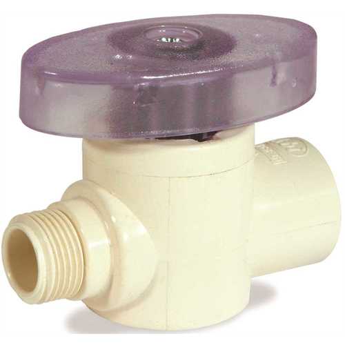 1/2 in. x 3/8 in. OD CPVC CTS Supply Valve