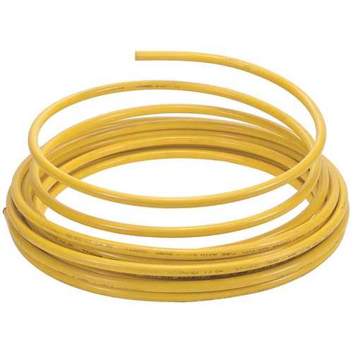 Streamline LY03250 3/8 in. I.D. x 250 ft. Copper Type L Yellow Plastic Coated Soft Tubing Pipe