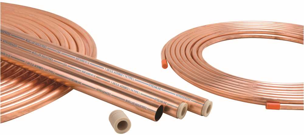 Mueller Streamline AC02020 3/8 in. x 20 ft. ACR Hard Copper Tubing