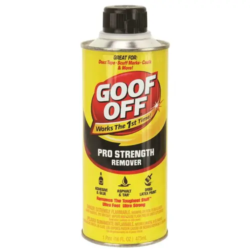 Goof Off FG654 16 oz. Professional Strength Multi-Surface Remover Water White