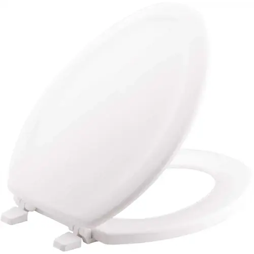 Stonewood Elongated Closed Front Toilet Seat in White