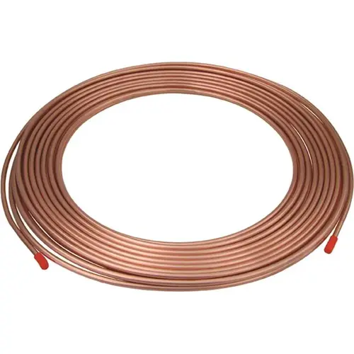 430 Series D 14050 Copper Tubing, 50 ft L, Soft, Coil