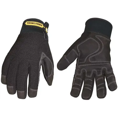 General Purpose Work Gloves: Medium, Synthetic Suede