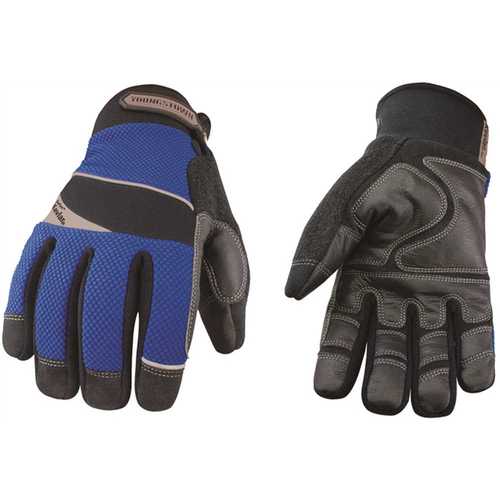 YOUNGSTOWN GLOVE COMPANY 08-3085-80-L Large Waterproof Winter Gloves Lined with Kevlar