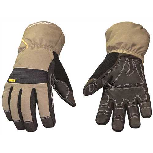 YOUNGSTOWN GLOVE COMPANY 11-3460-60-L Large Waterproof Winter Xt Insulated Gloves with Extended Gauntlet Cuffs