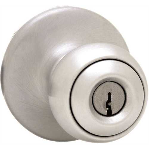 Polo Satin Chrome Entry Door Knob