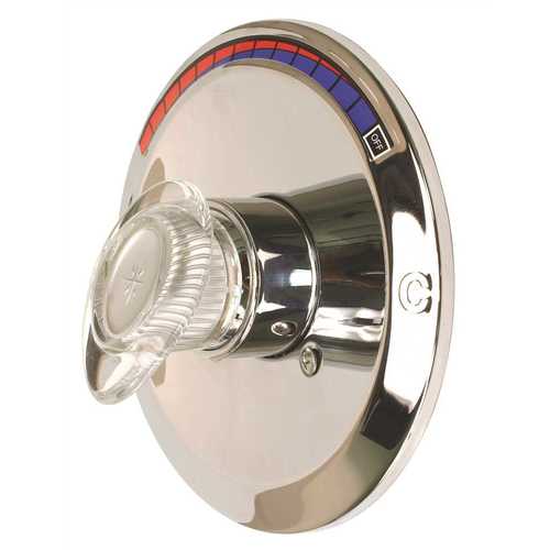 Valley Valve Trim Kit with Handle in Chrome