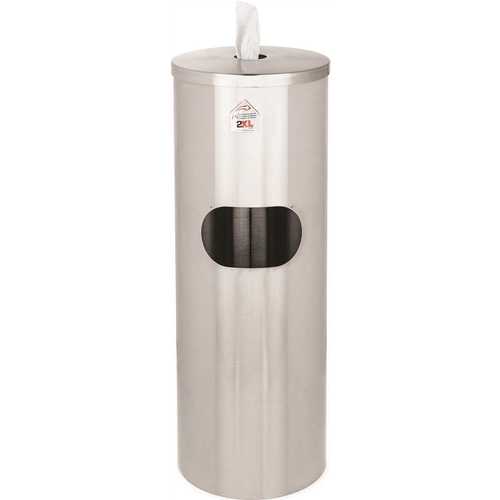 2XL CORPORATION, INC. 2XL-65 STAINLESS STEEL STAND GYM WIPES DISPENSER
